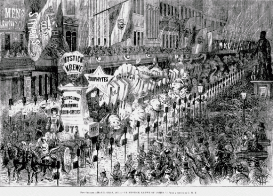 Mardi-Gras, 1873. "Ye Mystick Krewe of Comus." [New Orleans]