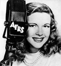 In 1943 Martha Wilkerson was the voice of the girl left behind as GI Jill on on the brand new Armed Forces Radio Service.
