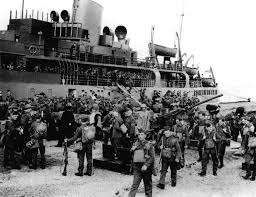 Leading elements of the BEF arrive in France, September 1939 (above). Following the German invasion of Poland in 1939,