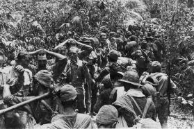 Image result for surrender of americans and filipinos to japanese on corregidor